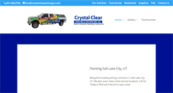 Desktop Screenshot of crystalclearpaintingco.com